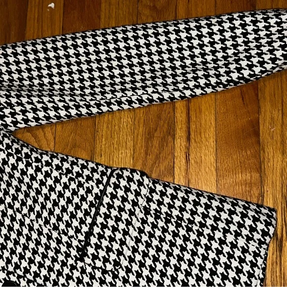 Tahari Womens Houndstooth Fitted Blazer Jacket - Picture 5 of 6